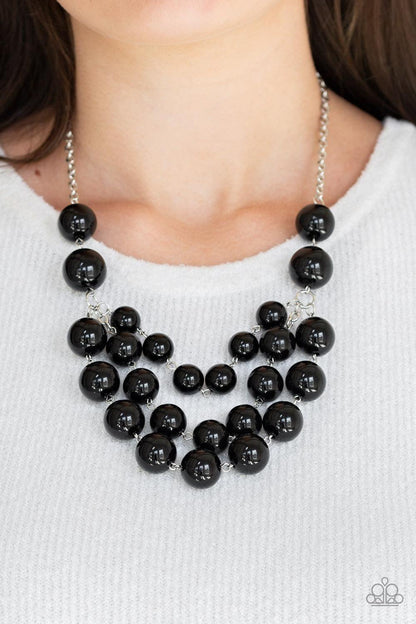 Paparazzi Accessories - Miss Pop-you-larity - Black Necklace - Bling by JessieK