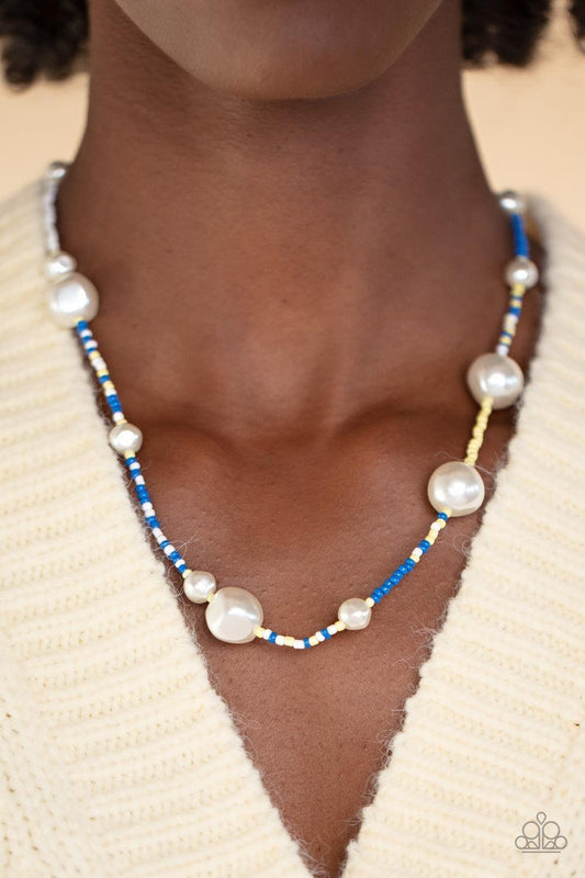 Paparazzi Accessories - Modern Marina - Blue Necklace - Bling by JessieK