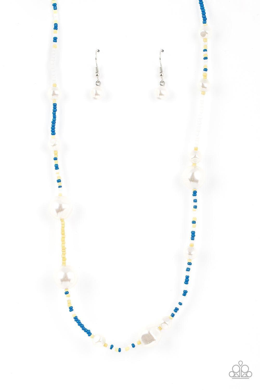 Paparazzi Accessories - Modern Marina - Blue Necklace - Bling by JessieK