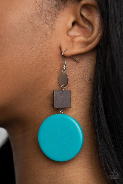 Paparazzi Accessories - Modern Materials - Blue Earrings - Bling by JessieK