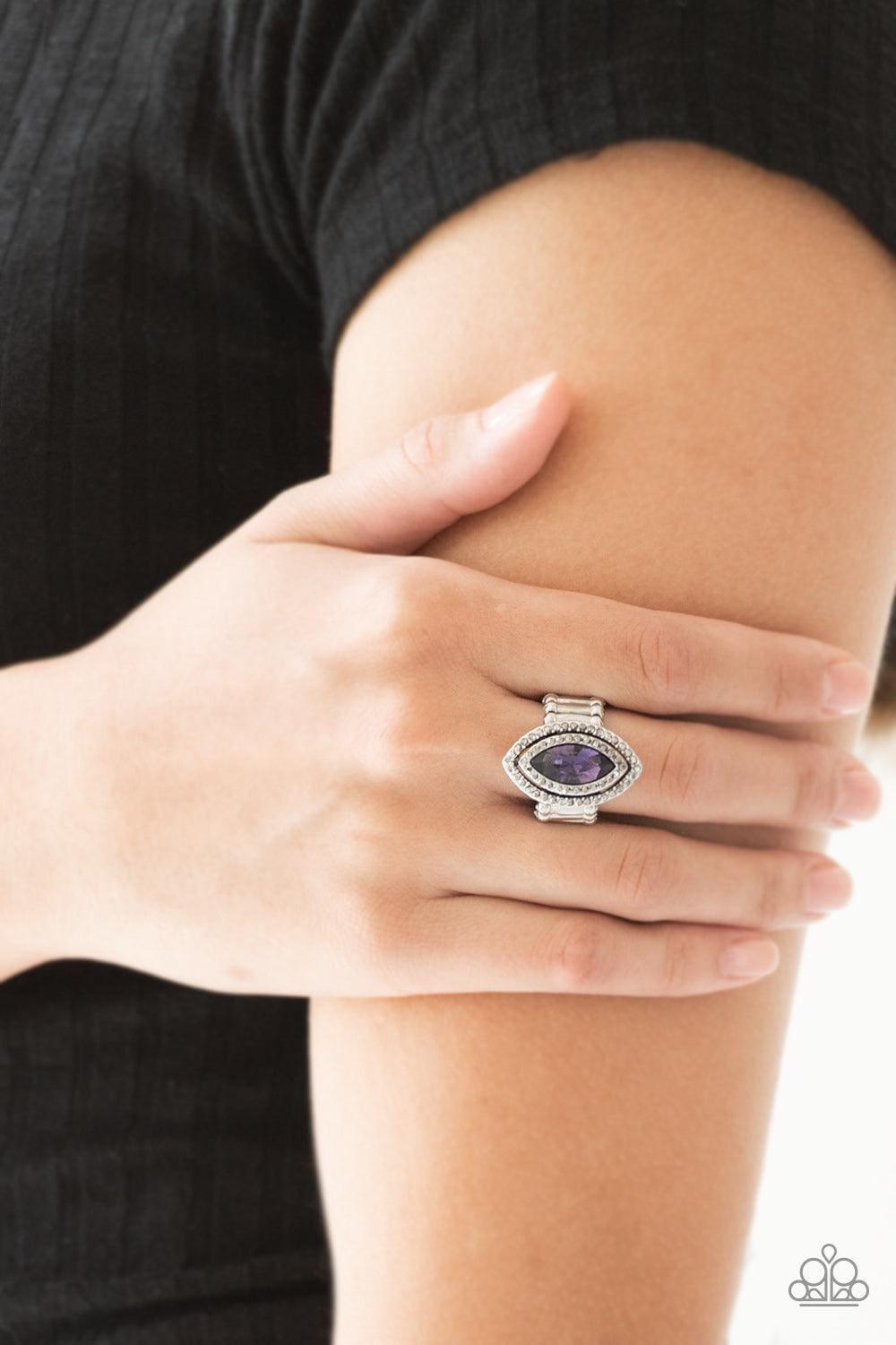 Paparazzi Accessories - Modern Millionaire - Purple Ring - Bling by JessieK