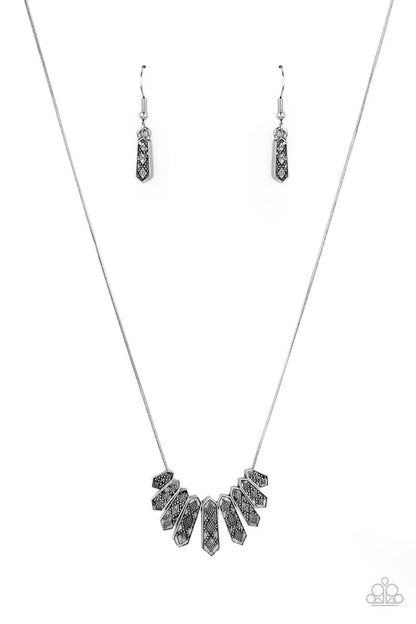 Paparazzi Accessories - Monumental March - Silver Necklace - Bling by JessieK