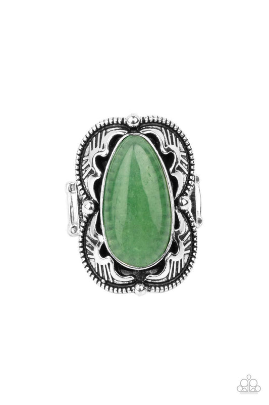 Paparazzi Accessories - Mystical Mambo - Green Ring - Bling by JessieK