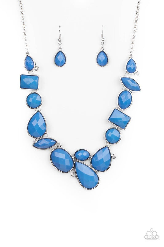 Paparazzi Accessories - Mystical Mirage - Blue Necklace - Bling by JessieK