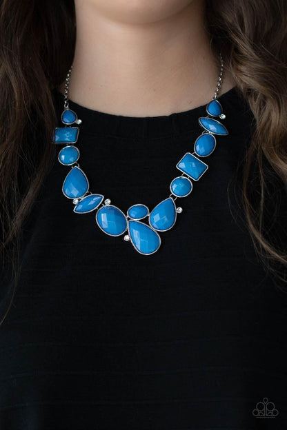 Paparazzi Accessories - Mystical Mirage - Blue Necklace - Bling by JessieK