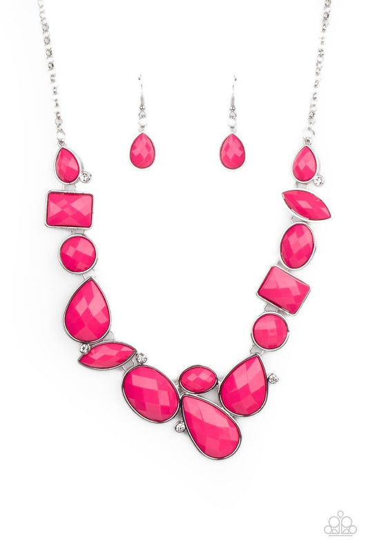 Paparazzi Accessories - Mystical Mirage - Pink Necklace - Bling by JessieK
