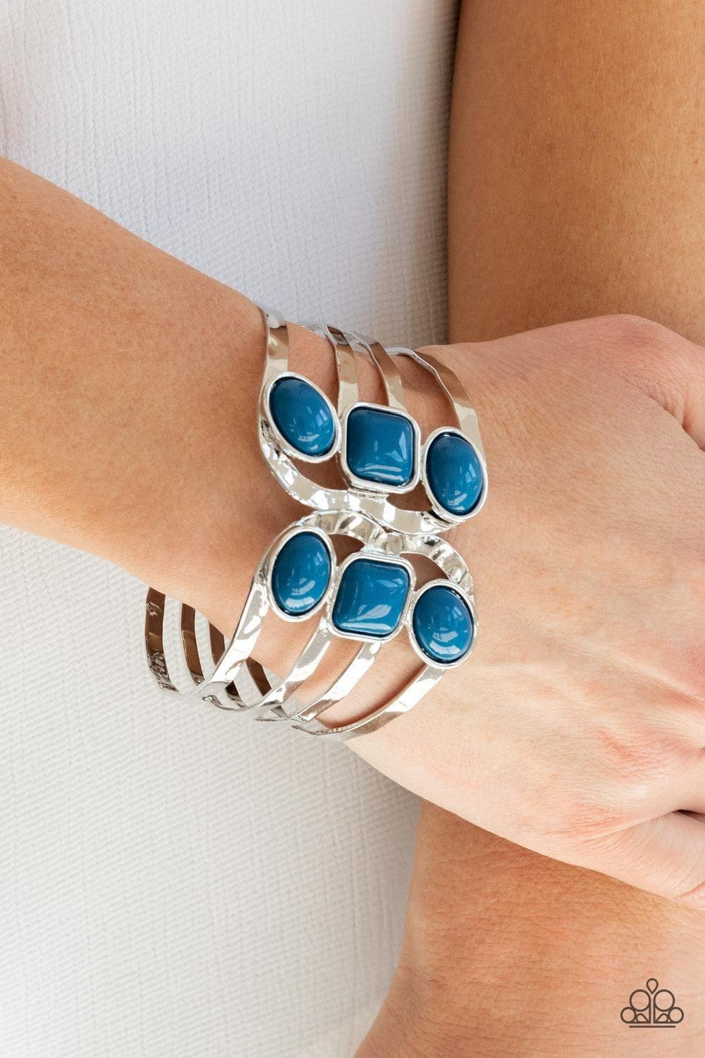 Paparazzi Accessories - Mystified - Blue Bracelet - Bling by JessieK
