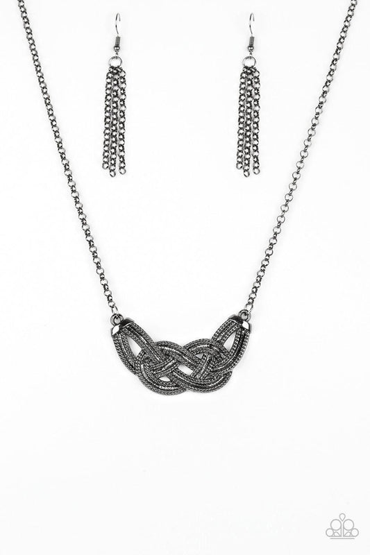 Paparazzi Accessories - Nautically Naples - Black Necklace - Bling by JessieK