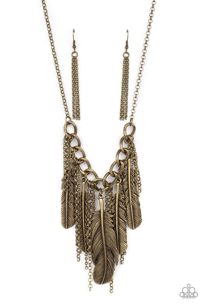 Paparazzi Accessories - Nest Friends Forever - Brass Necklace - Bling by JessieK