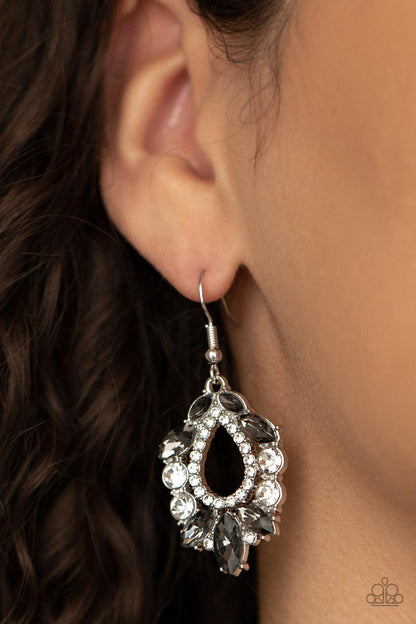 Paparazzi Accessories - New Age Noble - Silver Earrings - Bling by JessieK