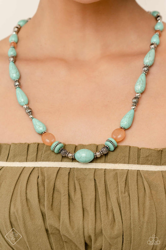 Paparazzi Accessories - Nile River Redux - Blue Necklace - Bling by JessieK