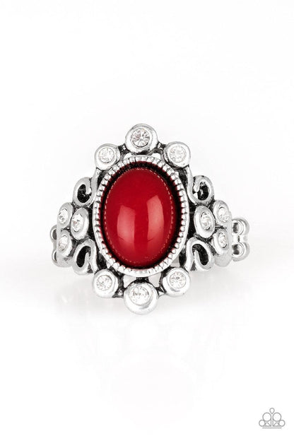 Paparazzi Accessories - Noticeably Notable - Red Ring - Bling by JessieK