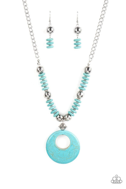 Paparazzi Accessories - Oasis Goddess - Blue Necklace - Bling by JessieK