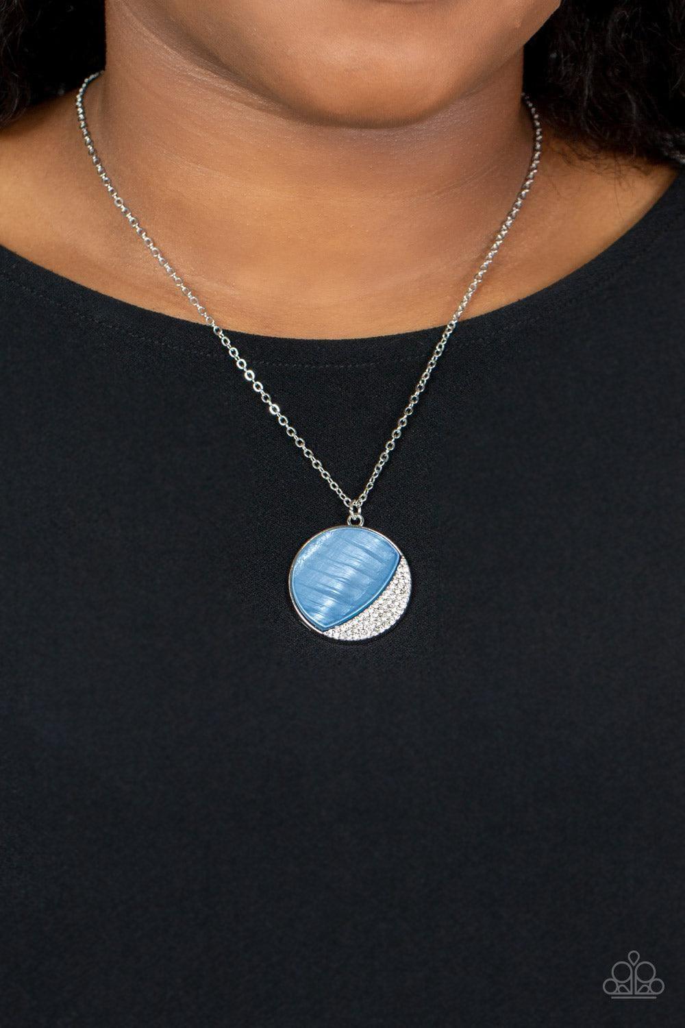 Paparazzi Accessories - Oceanic Eclipse - Blue Necklace - Bling by JessieK