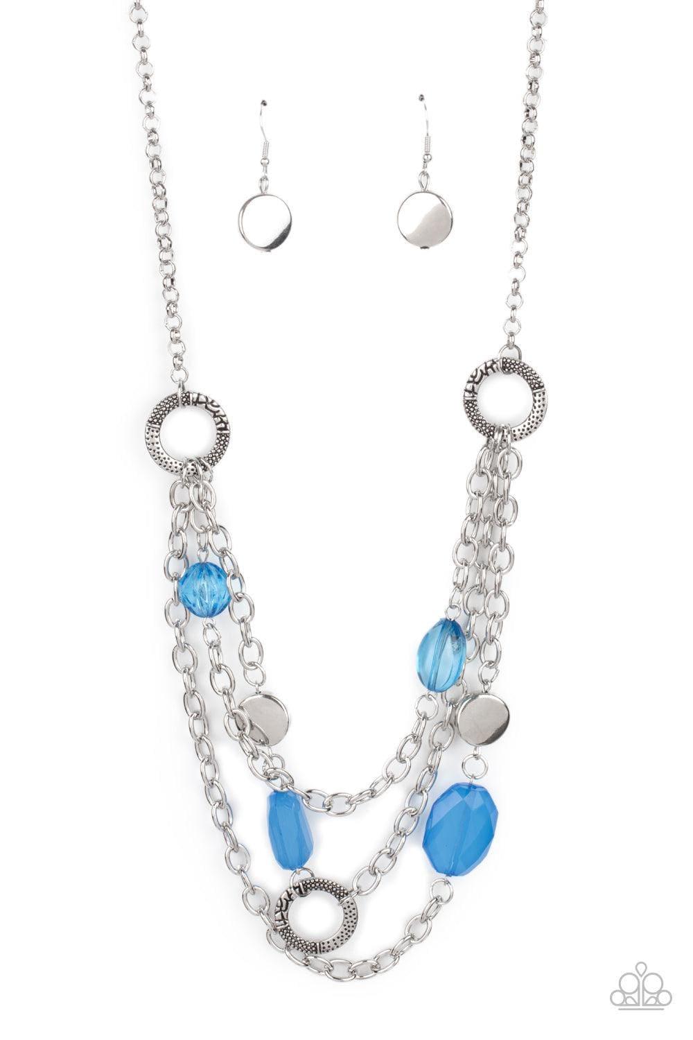 Paparazzi Accessories - Oceanside Spa - Blue Necklace - Bling by JessieK