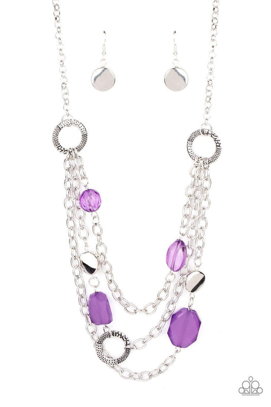 Paparazzi Accessories - Oceanside Spa - Purple Necklace - Bling by JessieK