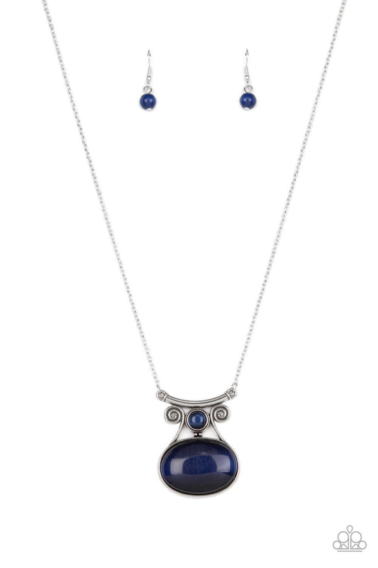 Paparazzi Accessories - One Daydream At a Time - Blue Necklace - Bling by JessieK
