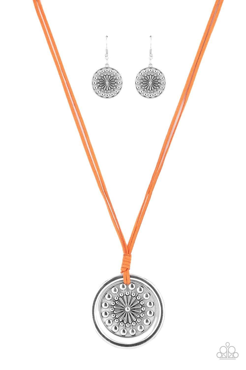 Paparazzi Accessories - One Mandala Show - Orange Necklace - Bling by JessieK