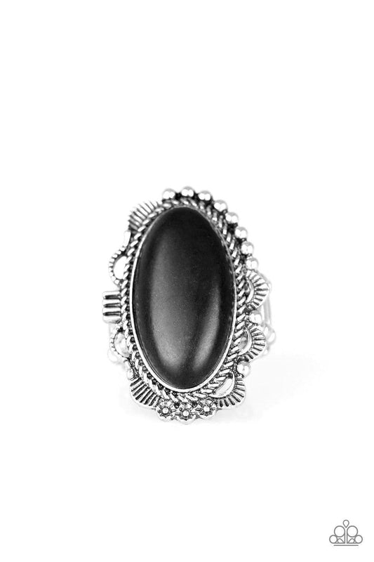 Paparazzi Accessories - Open Range - Black Ring - Bling by JessieK