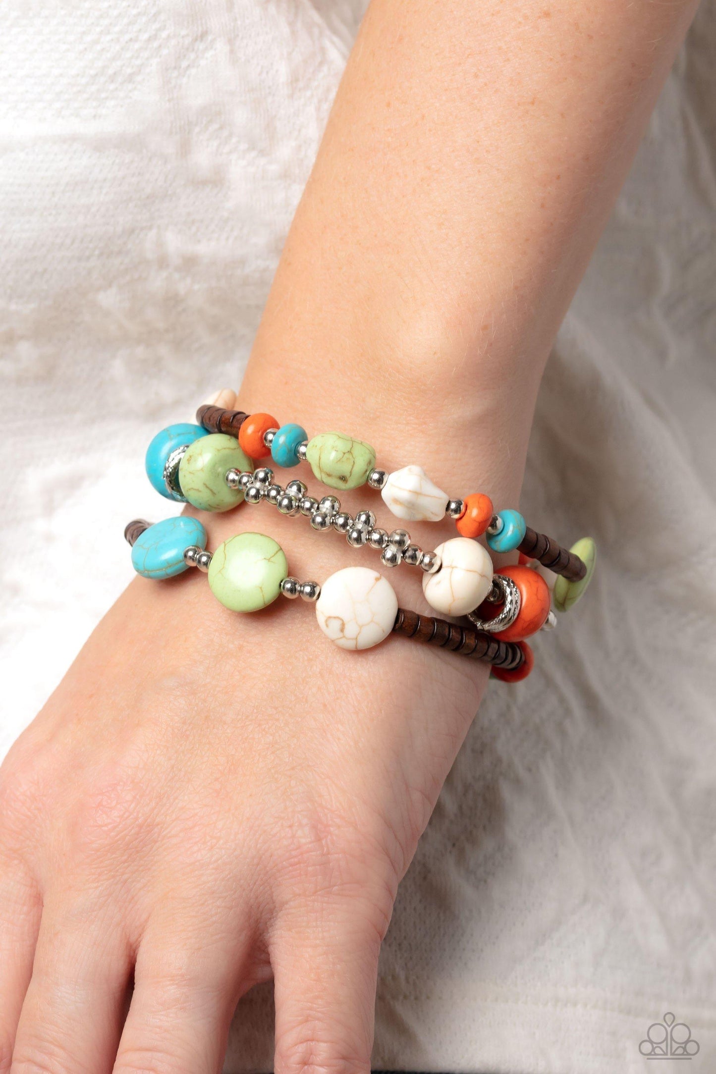 Paparazzi Accessories - Operation Outdoors - Multicolor Bracelet - Bling by JessieK
