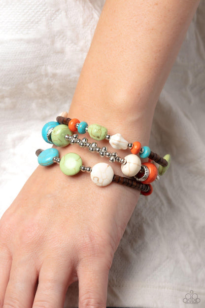 Paparazzi Accessories - Operation Outdoors - Multicolor Bracelet - Bling by JessieK
