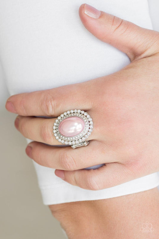 Paparazzi Accessories - Opulently Olympian - Pink Ring - Bling by JessieK