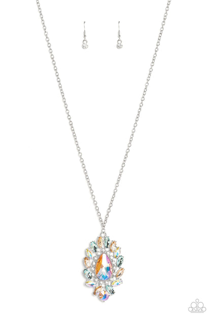 Paparazzi Accessories - Over The Teardrop - Multicolor Necklace - Bling by JessieK