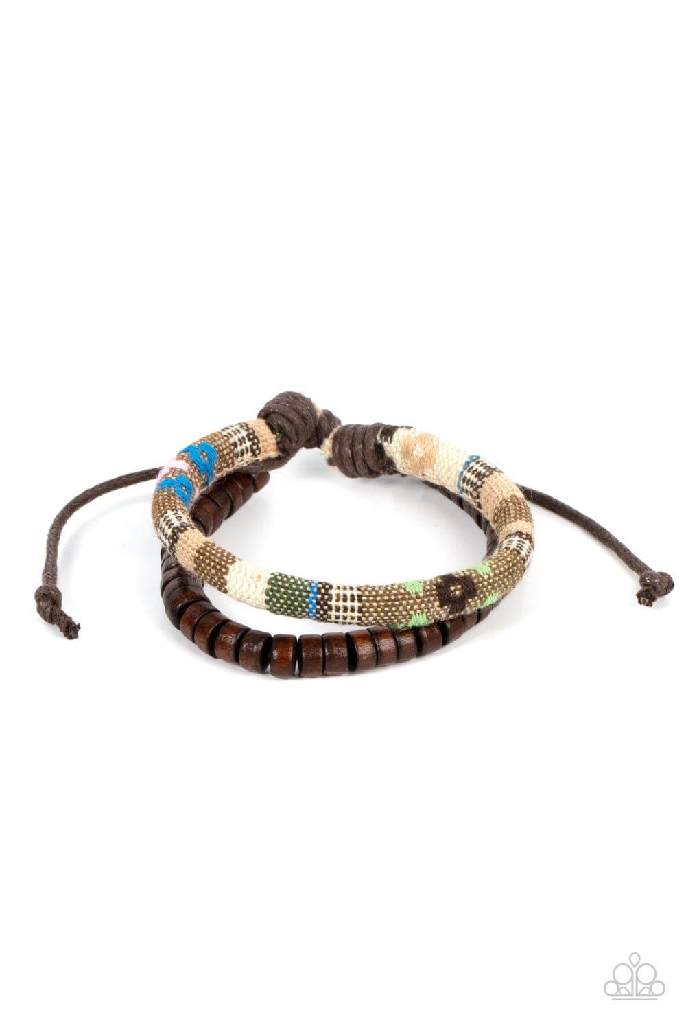Paparazzi Accessories - Pack Your Poncho - Brown Urban Bracelet - Bling by JessieK