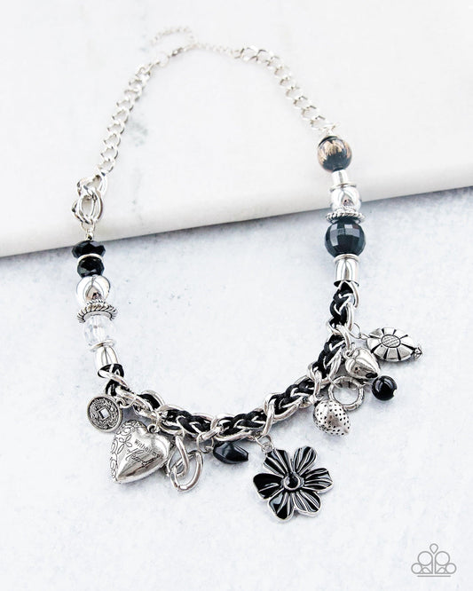 Paparazzi Accessories - Paparazzi Blockbuster Necklace: Charmed, i Am Sure Black - Bling by JessieK