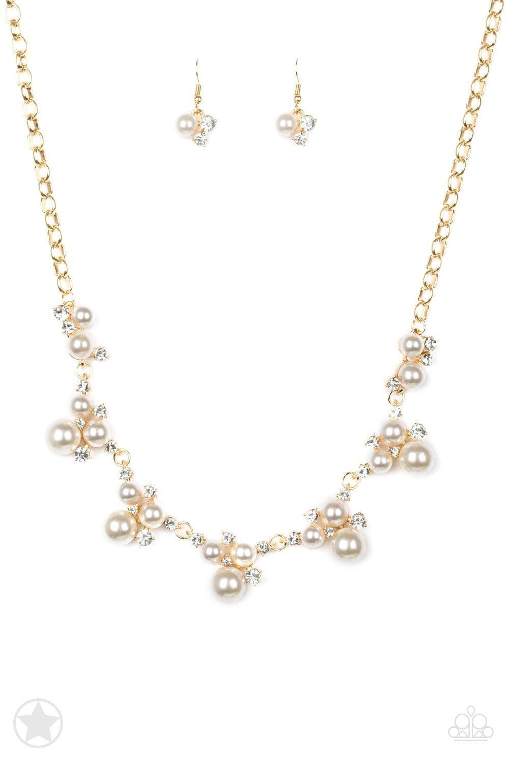 Paparazzi Accessories - Paparazzi Blockbuster Necklace: Toast To Perfection Gold - Bling by JessieK