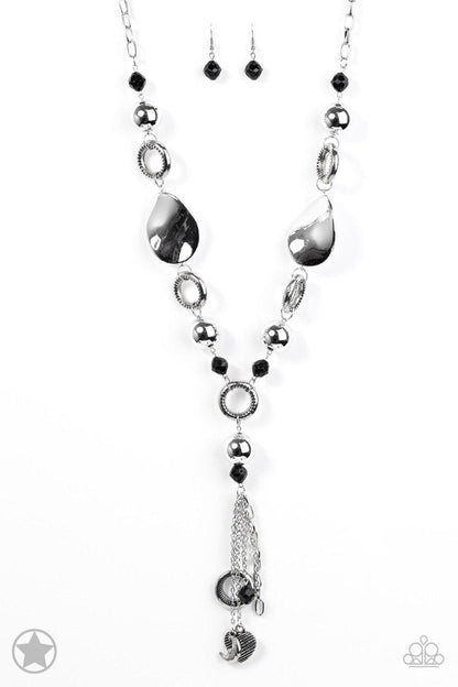 Paparazzi Accessories - Paparazzi Blockbuster Necklace: Total Eclipse Of The Heart - Bling by JessieK