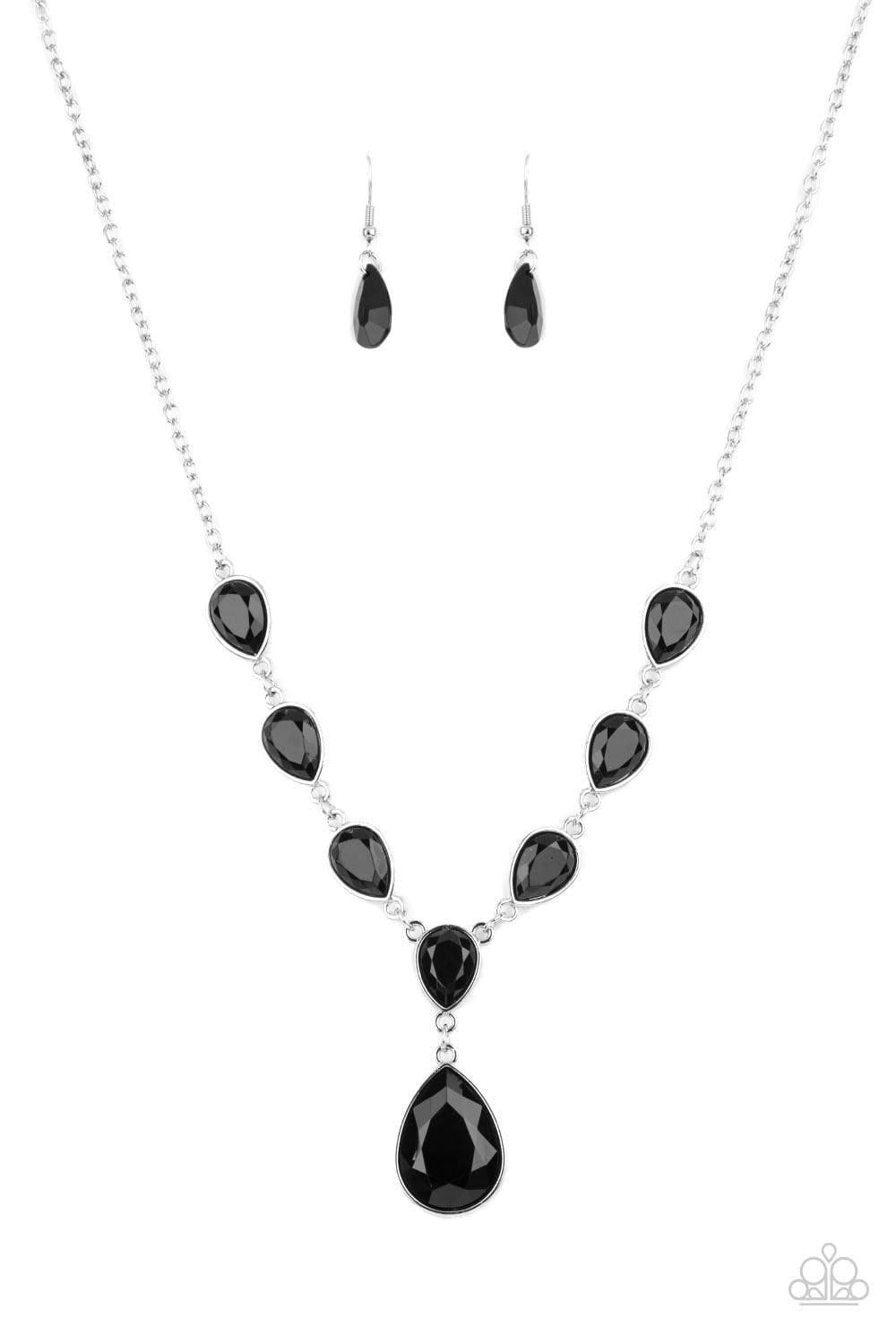 Paparazzi Accessories - Party Paradise - Black Necklace - Bling by JessieK