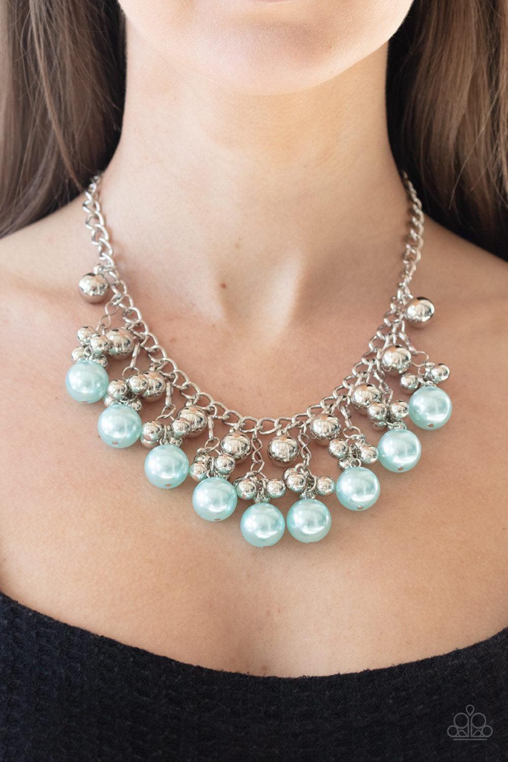 Paparazzi Accessories - Pearl Appraisal - Blue Necklace - Bling by JessieK