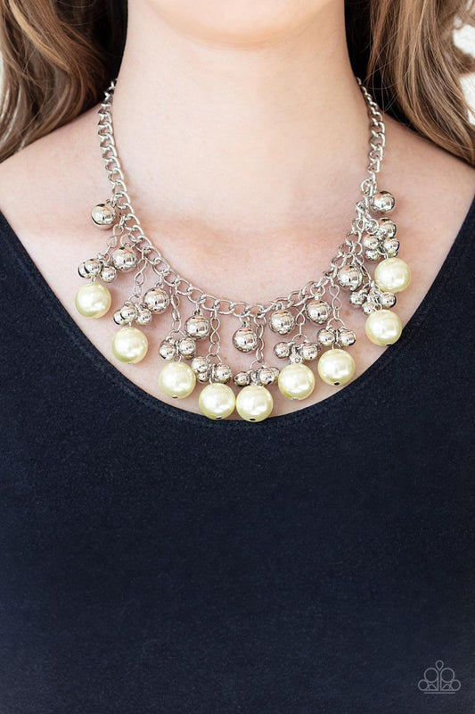Paparazzi Accessories - Pearl Appraisal - Yellow Necklace - Bling by JessieK