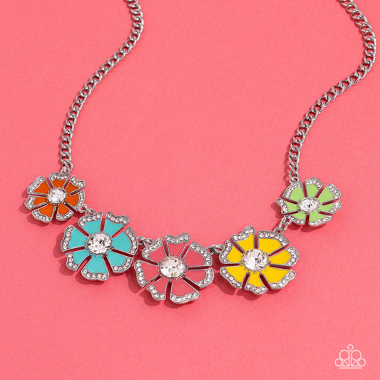 Paparazzi Accessories - Playful Posies - Multicolor Necklace - Bling by JessieK