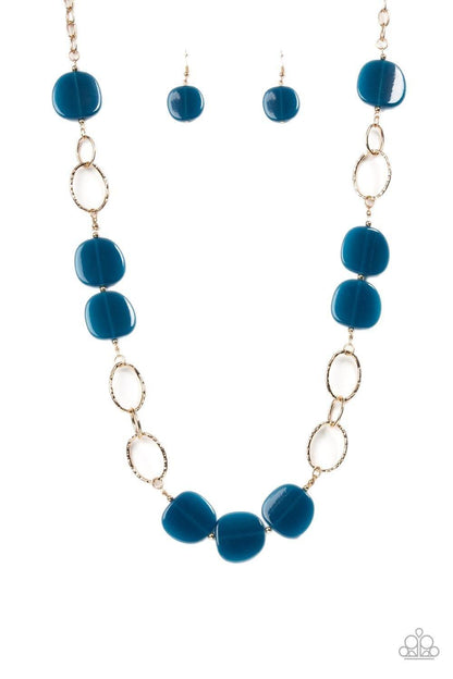 Paparazzi Accessories - Posh Promenade - Blue Necklace - Bling by JessieK