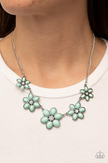 Paparazzi Accessories - Prairie Party - Green Necklace - Bling by JessieK