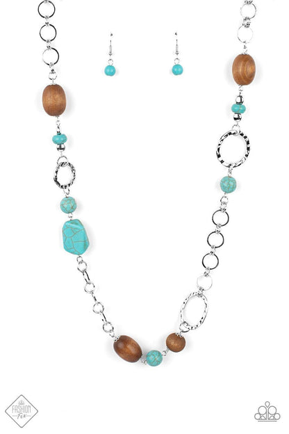 Paparazzi Accessories - Prairie Reserve - Blue Necklace - Bling by JessieK