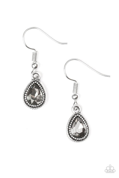 Paparazzi Accessories - Princess Priority - Silver Earrings - Bling by JessieK