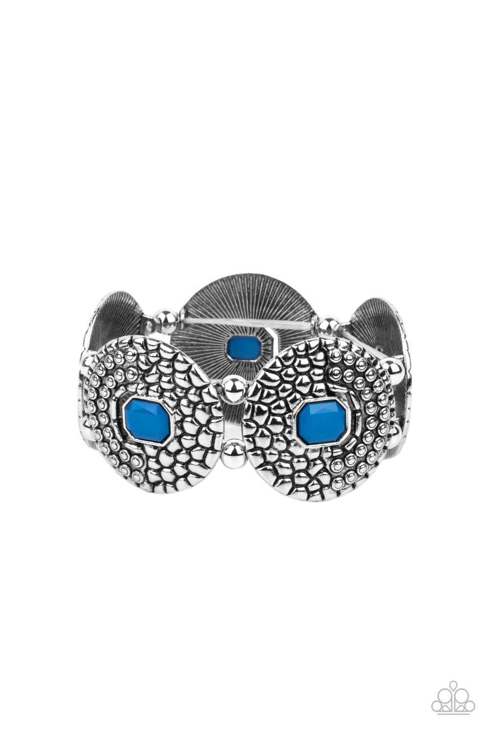 Paparazzi Accessories - Prismatic Prowl - Blue Bracelet - Bling by JessieK