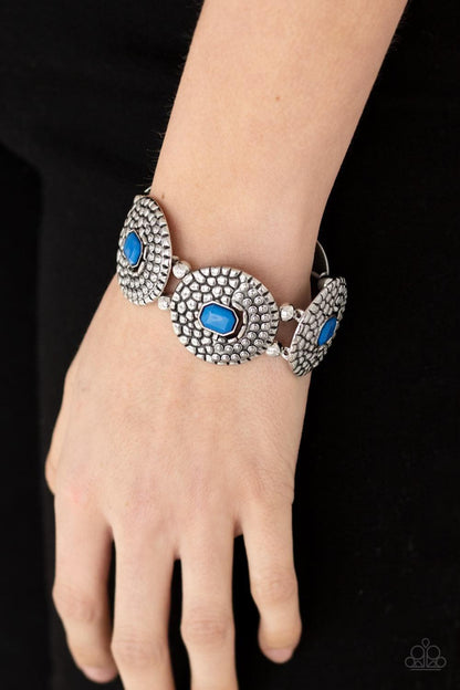 Paparazzi Accessories - Prismatic Prowl - Blue Bracelet - Bling by JessieK