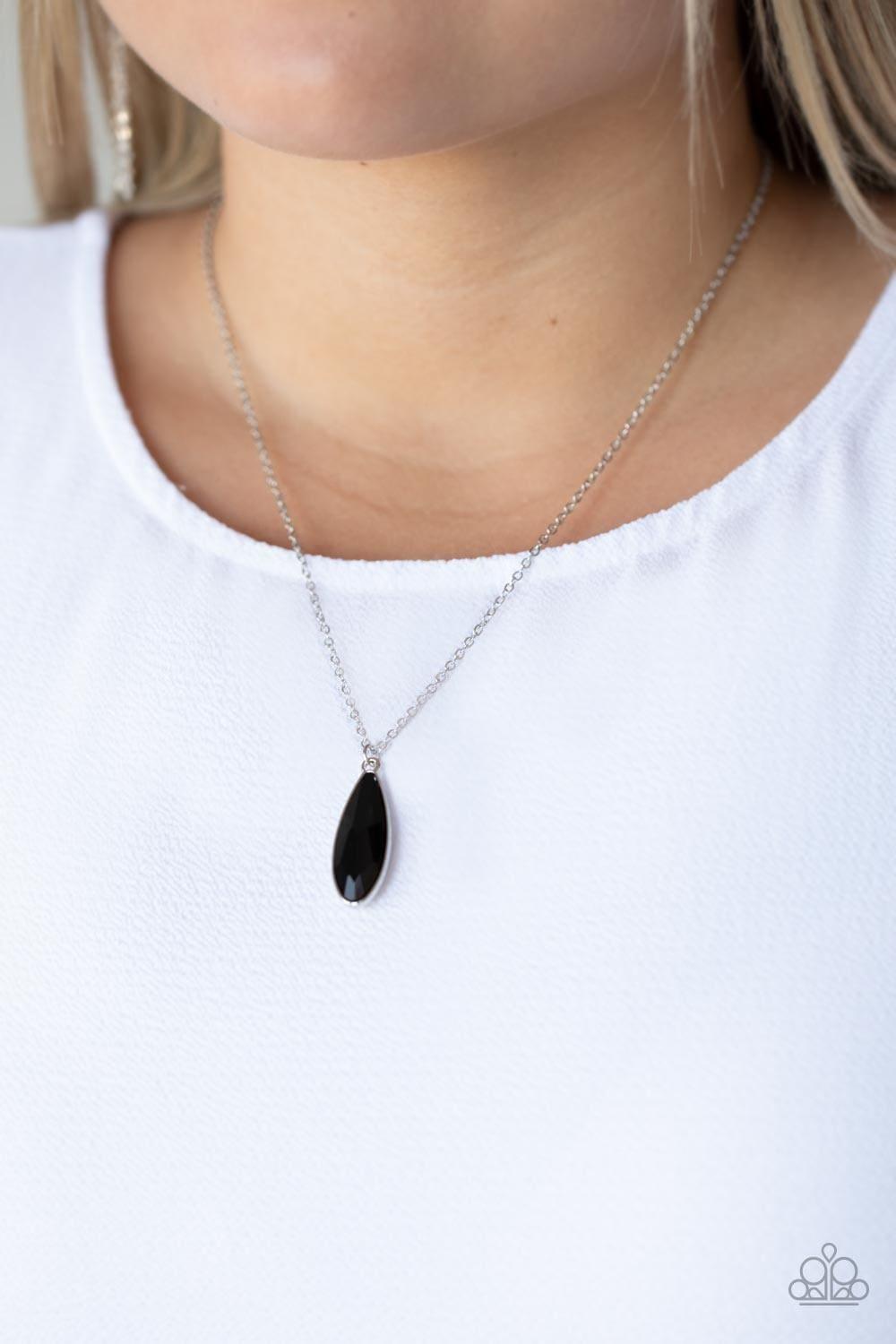 Paparazzi Accessories - Prismatically Polished - Black Necklace - Bling by JessieK