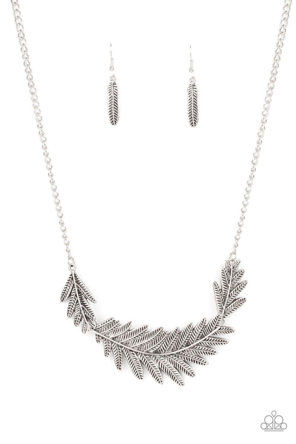 Paparazzi Accessories - Queen Of The Quill - Silver Necklace - Bling by JessieK