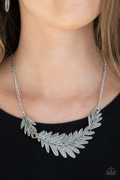 Paparazzi Accessories - Queen Of The Quill - Silver Necklace - Bling by JessieK