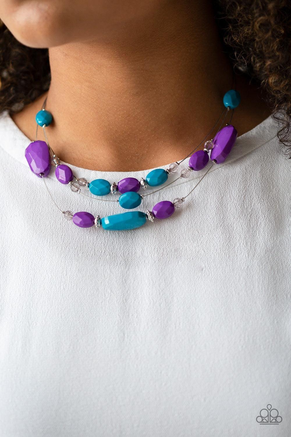 Paparazzi Accessories - Radiant Reflections - Multicolor Necklace - Bling by JessieK