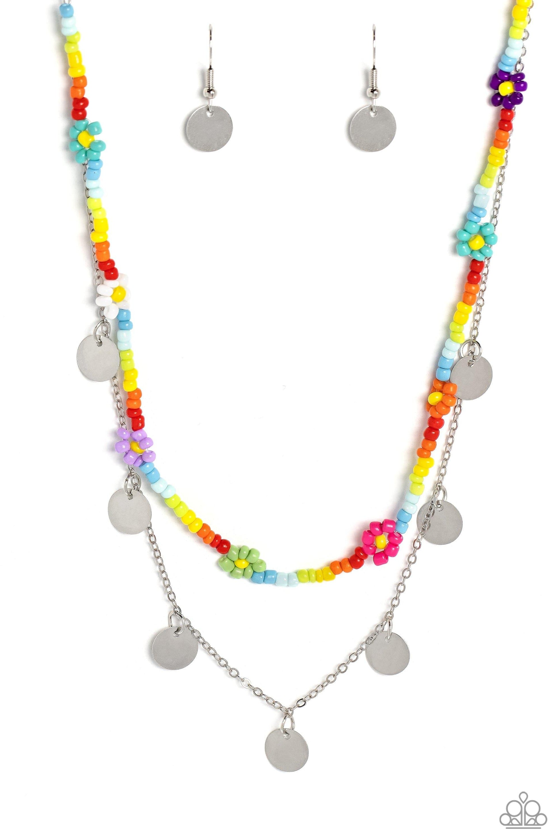 Paparazzi Accessories - Rainbow Dash - Multicolor Necklace - Bling by JessieK