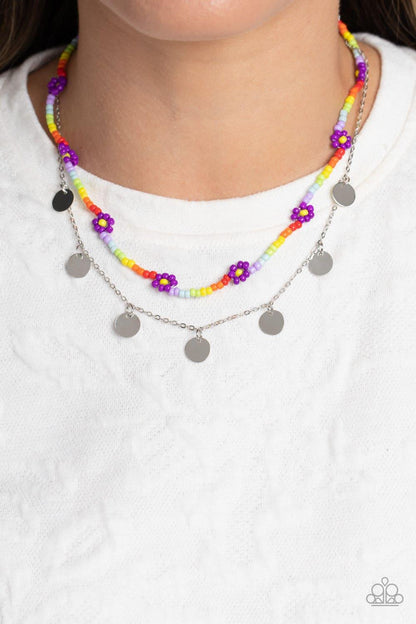 Paparazzi Accessories - Rainbow Dash - Purple Necklace - Bling by JessieK