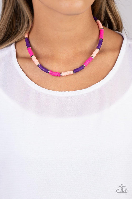 Paparazzi Accessories - Rainbow Road - Pink Necklace - Bling by JessieK