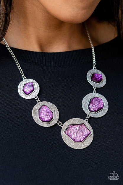 Paparazzi Accessories - Raw Charisma - Purple Necklace - Bling by JessieK