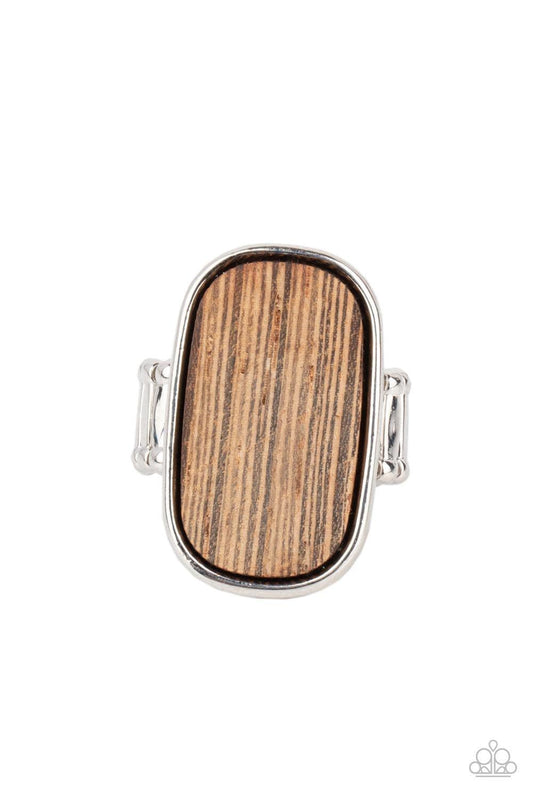 Paparazzi Accessories - Reclaimed Refinement - Brown Ring - Bling by JessieK